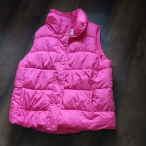 Old Navy Bright Pink Puffer Vest - Size XL